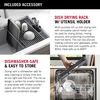 32&rdquo; Granite Composite Workstation Kitchen Sink Undermount Single Bowl with WorkFlow&trade; Ledge and Accessories in Dark Grey